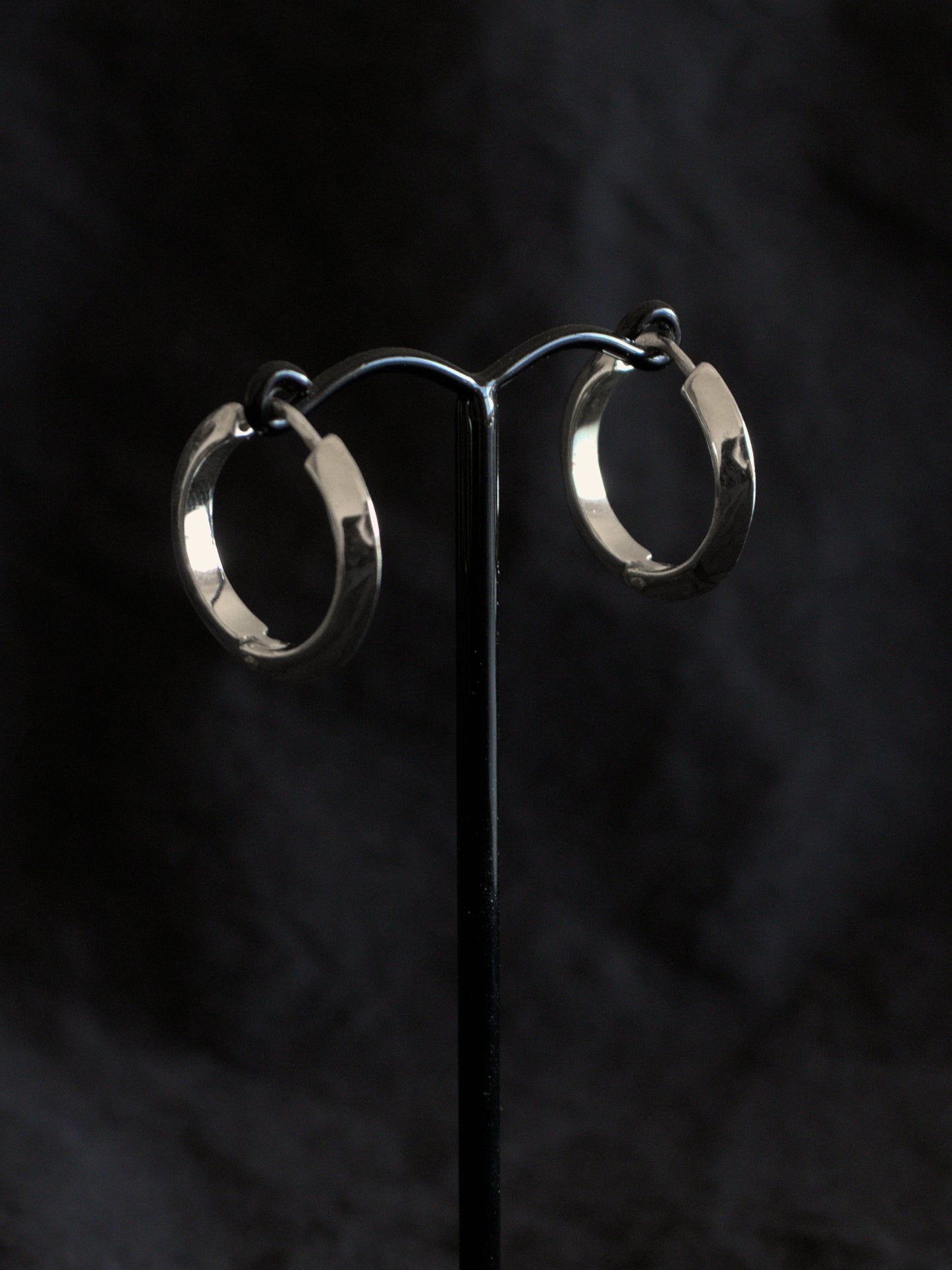 Aura hoop earrings