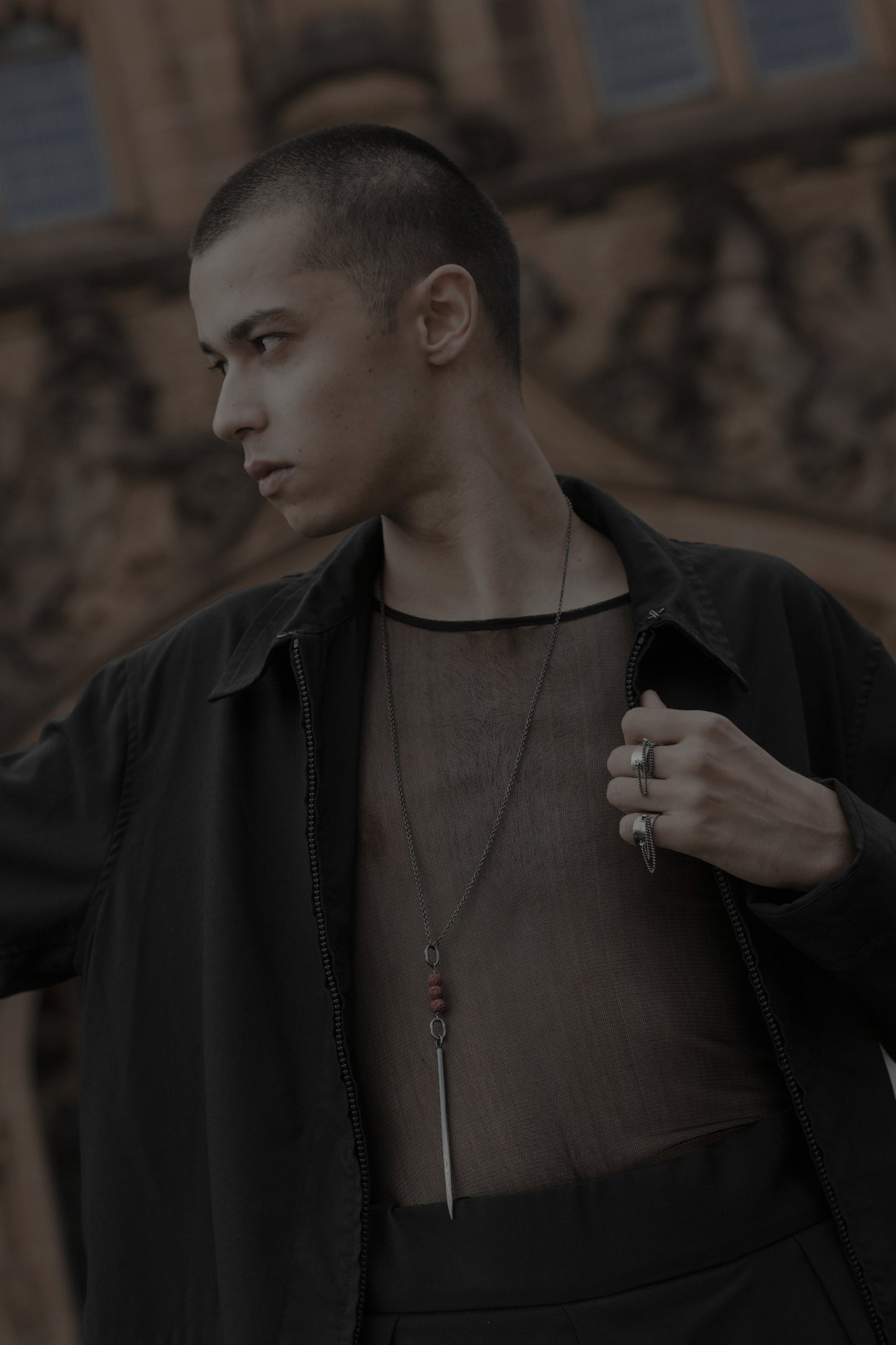 Ixion necklace - red