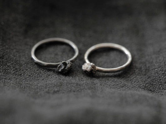 Ruin ring - oxidised