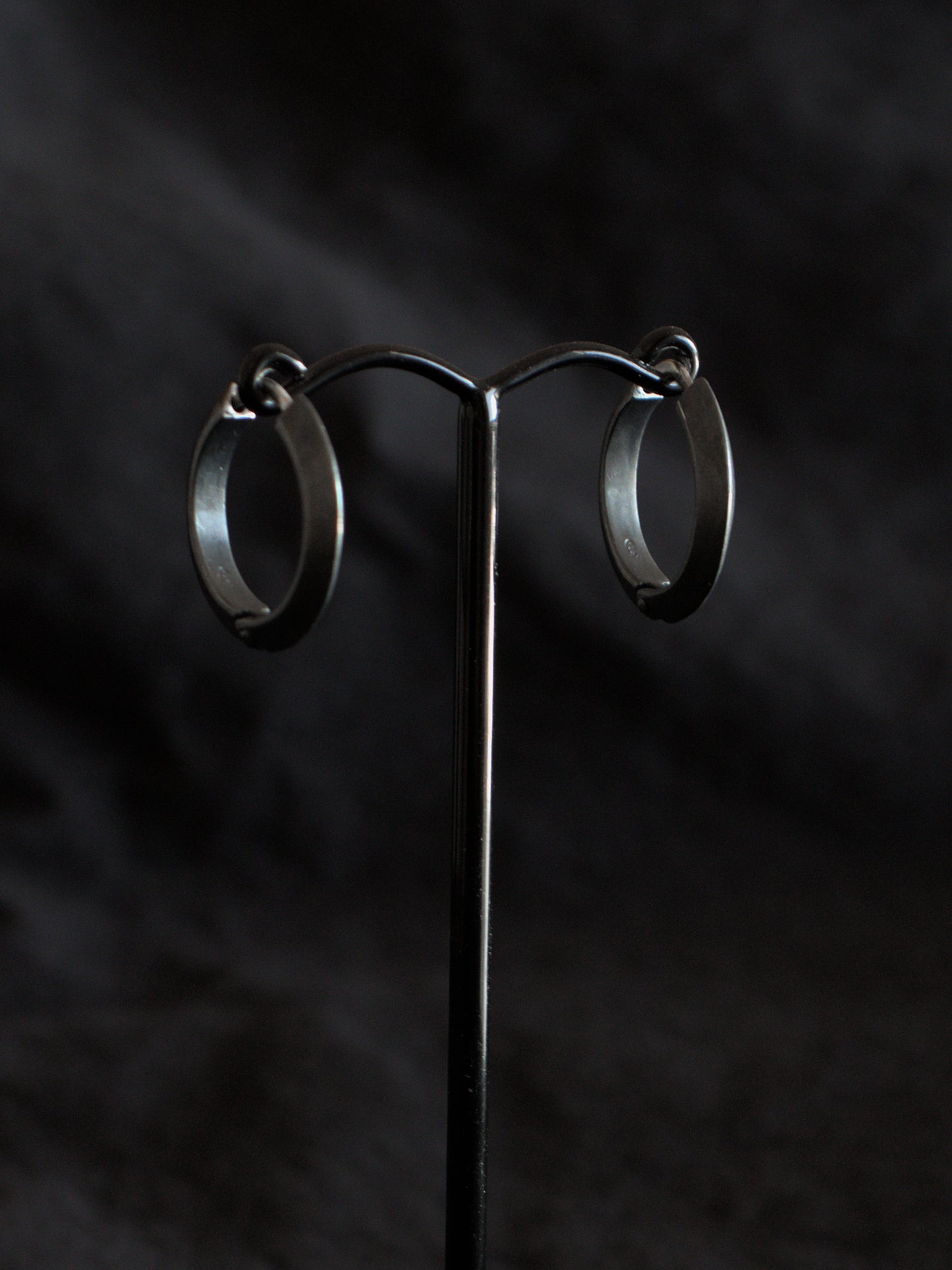 Aura hoop earrings