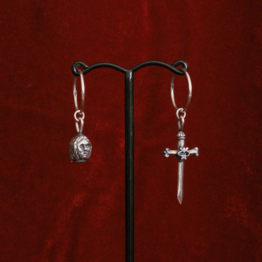 Judith & Holofernes earrings