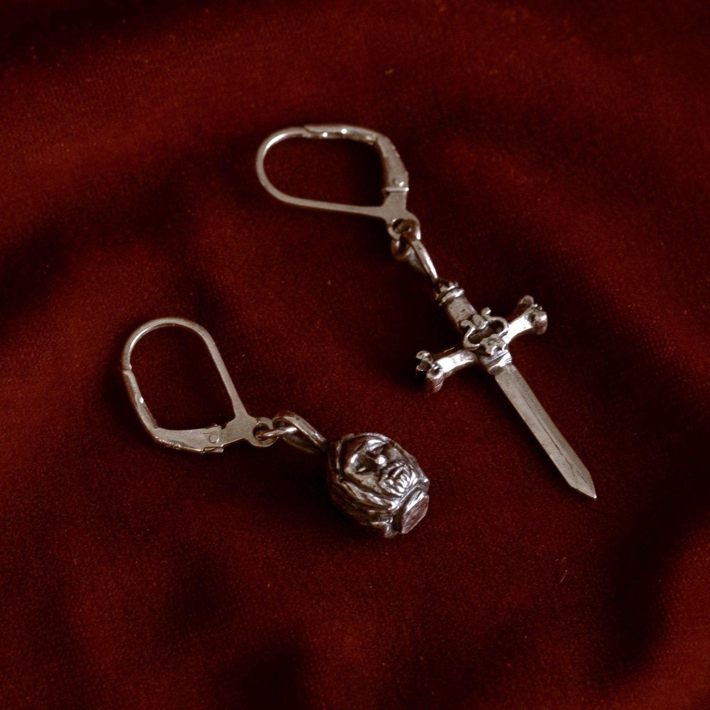 Judith & Holofernes earrings