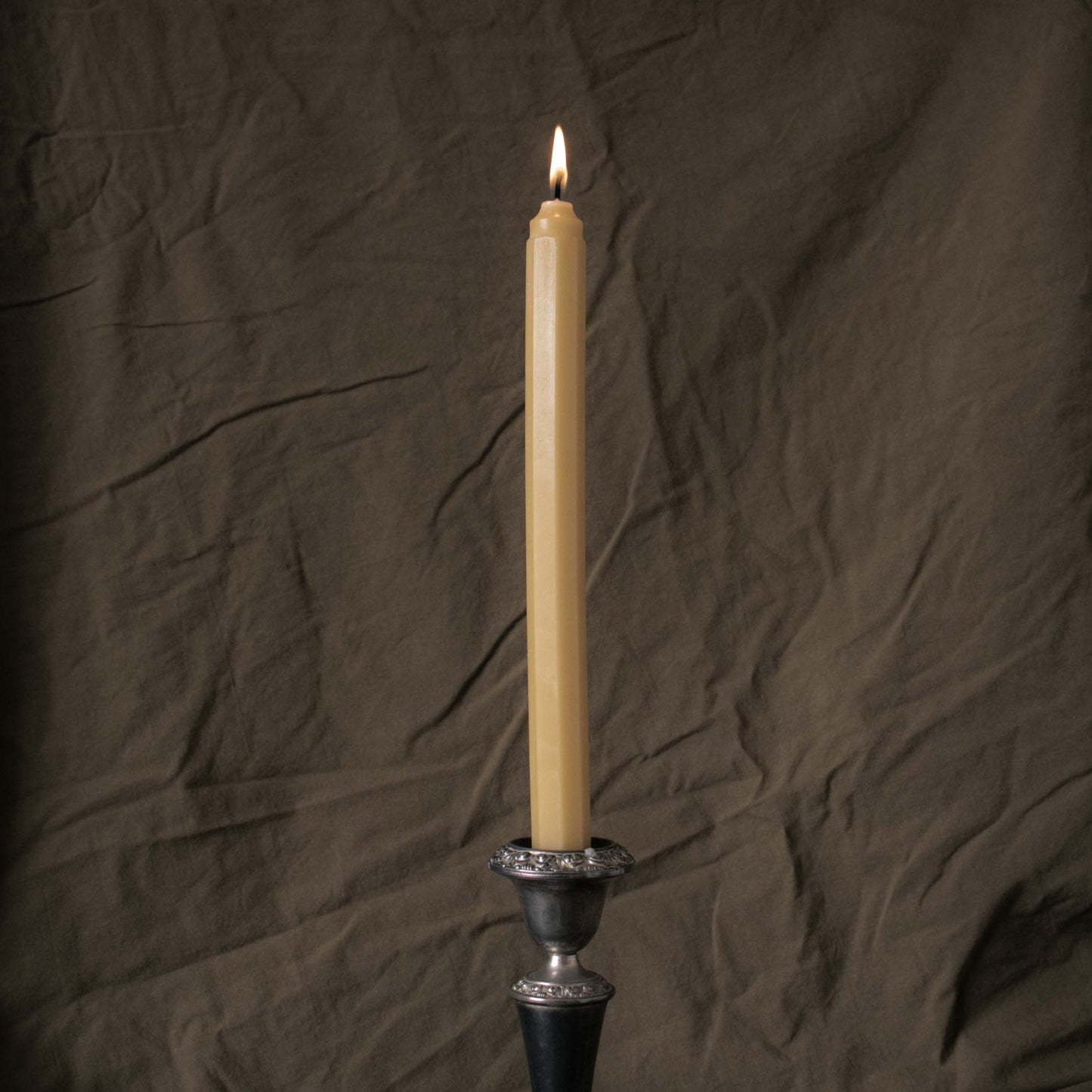 Beeswax Octagonal Taper Candles - Natural